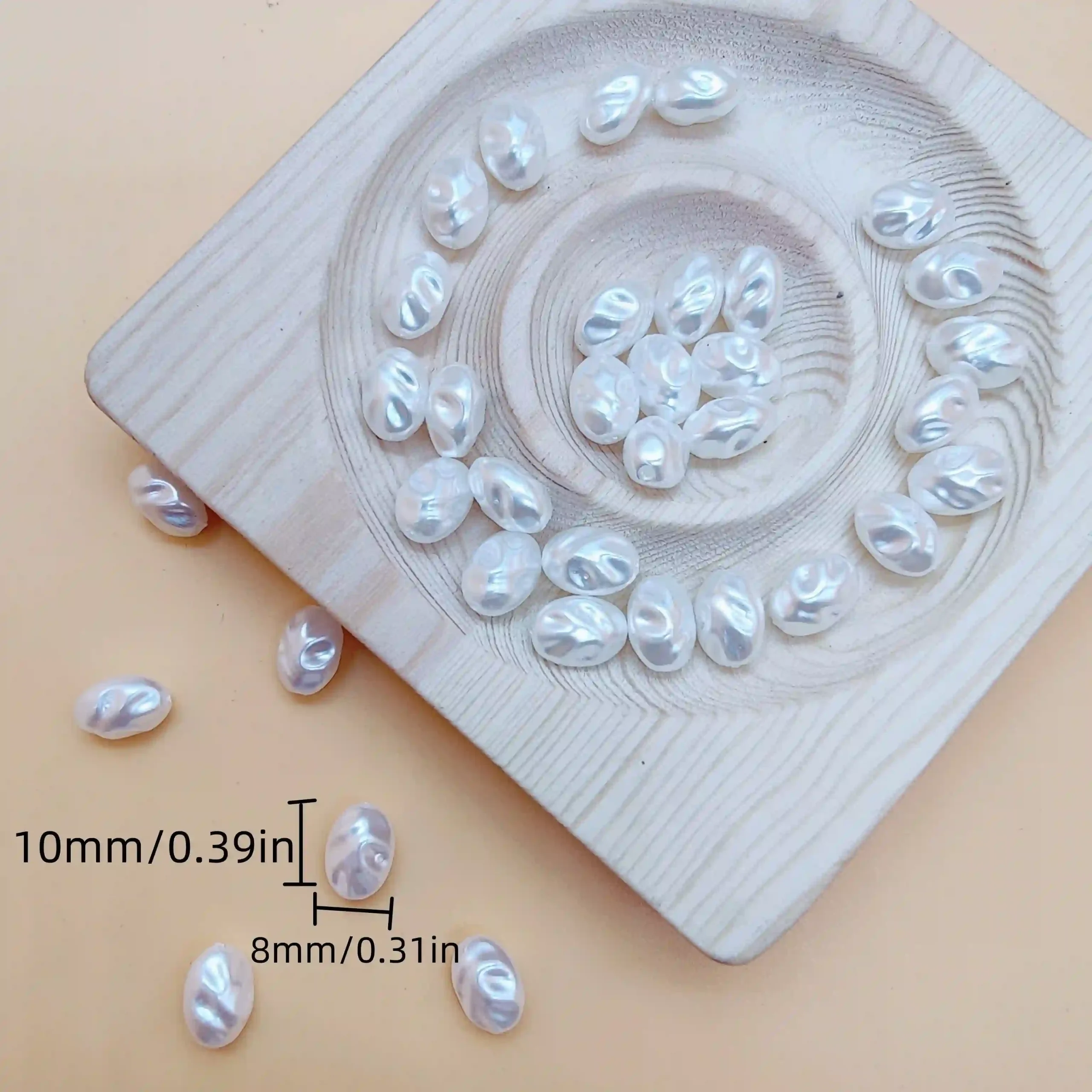 High Quality AAAA Grade ABS Baroque Pearl Beads Irregular for DIY Jewelry