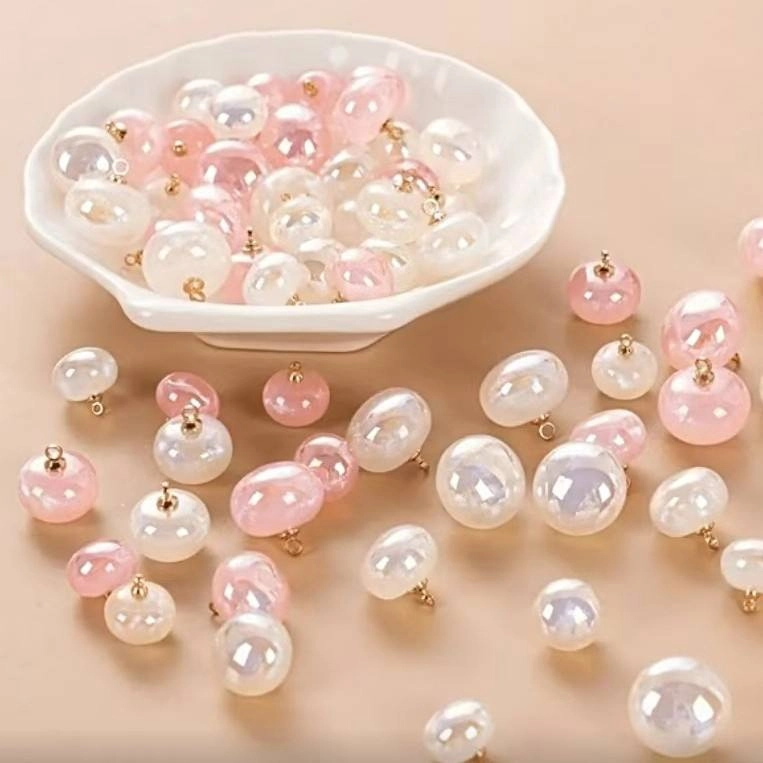 High Grade Wool Shirt Cardigan Button Loose Beads Irregular Shape Jewelry Accessories for Necklace Bracelet Earring Ring Making