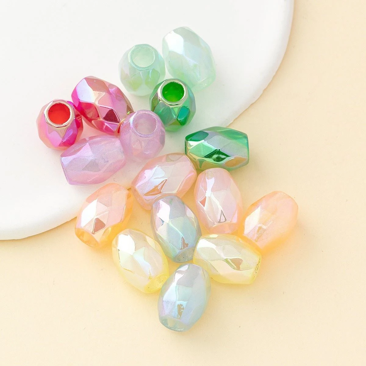 AAAA Grade Faux Pearl Beads Irregular Shape Synthetic Lab Created Pearls Mixed Color DIY Bracelet Necklace Jewelry Making Beads Wholesale